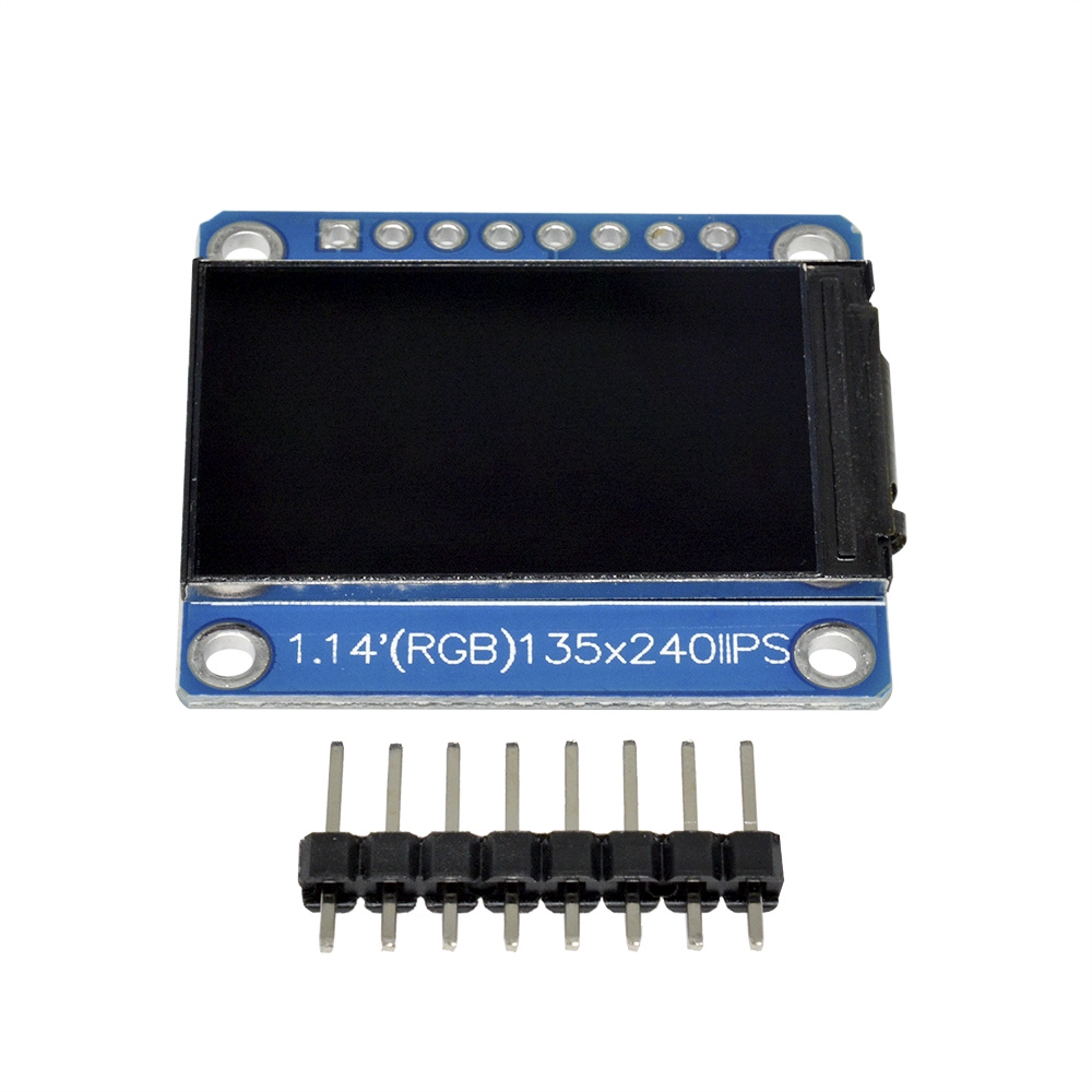 【READY STOCK】1.14" 3.3V 8pin 135 * 240 SPI HD IPS Full màu TFT hiển thị màn hình ST7789 Mô-đun Ban