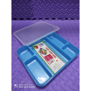 Hộp Cơm Đức 6482 5 Ngăn Nhựa PP Nguyên Sinh