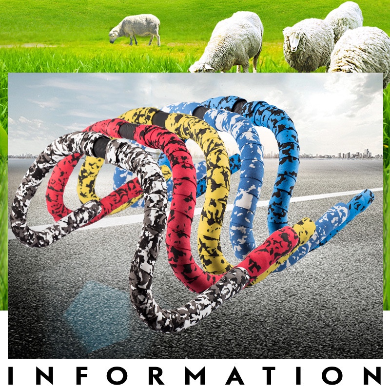 Cuộn dây quấn ghi đông xe đạp thể thao 2 MÉT + nút chặn  - Dây quấn tay cầm xe đạp địa hình - Handle Bar Tape