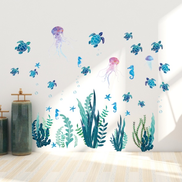 Decal trang trí tường - Những người bạn dưới đại dương