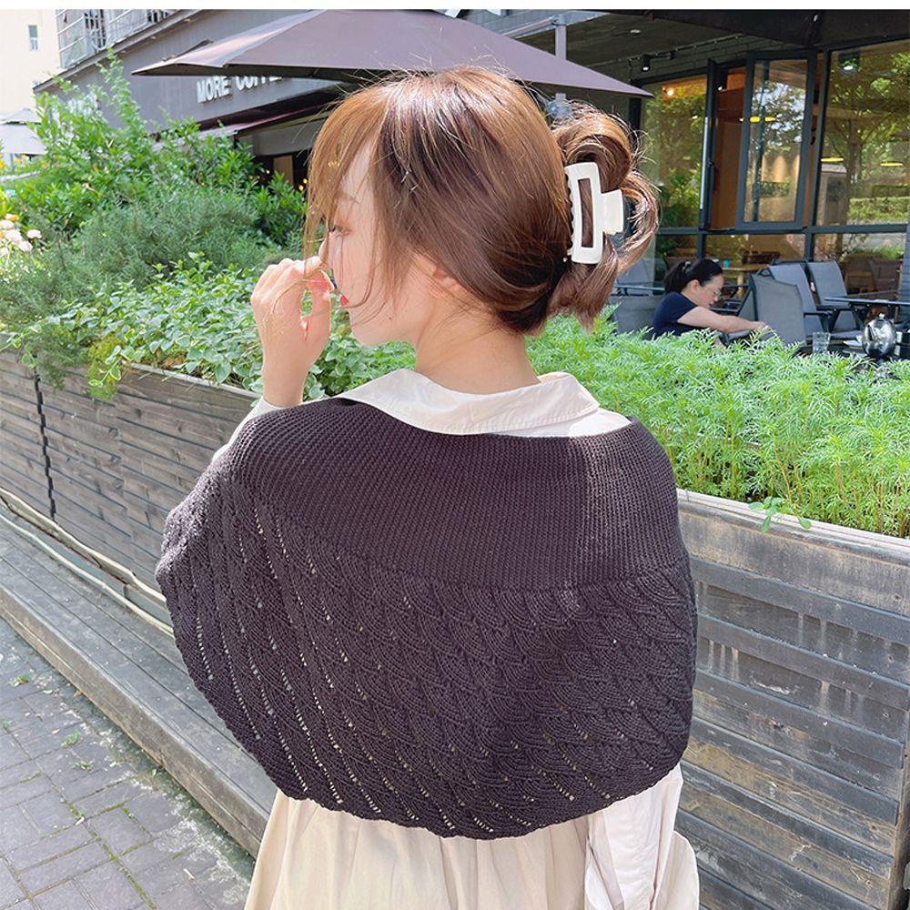 26EDIE Khăn Choàng Cổ Dệt Kim Dày Mềm Mại Phong Cách Vintage Thanh Lịch Cho Nữ