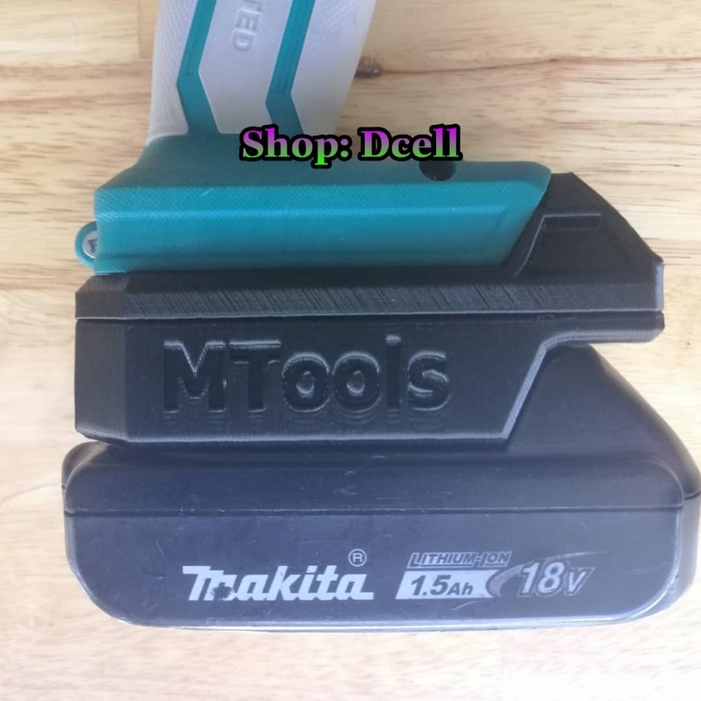 Đế Chuyển Pin Makita Dùng Cho Máy Ingco Total Có Than, Không Than 3D nhựa Chịu Lực Siêu Bền - Pin Makita sang máy Total
