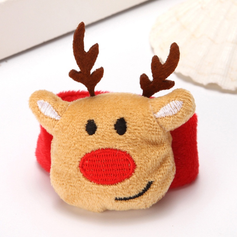 Vòng Đeo Tay Dạng Nhẫn Hình Cây Thông / Người Tuyết / Mũ Giáng Sinh Dễ