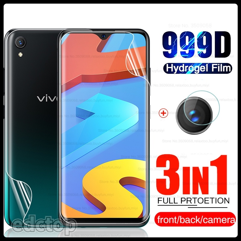 Front Back Hydrogel Film for Vivo Y1S Screen Protector Glass for Vivo Y 1S 1 S Y1 S VivoY1S 1929 Camera Glas 6.22''