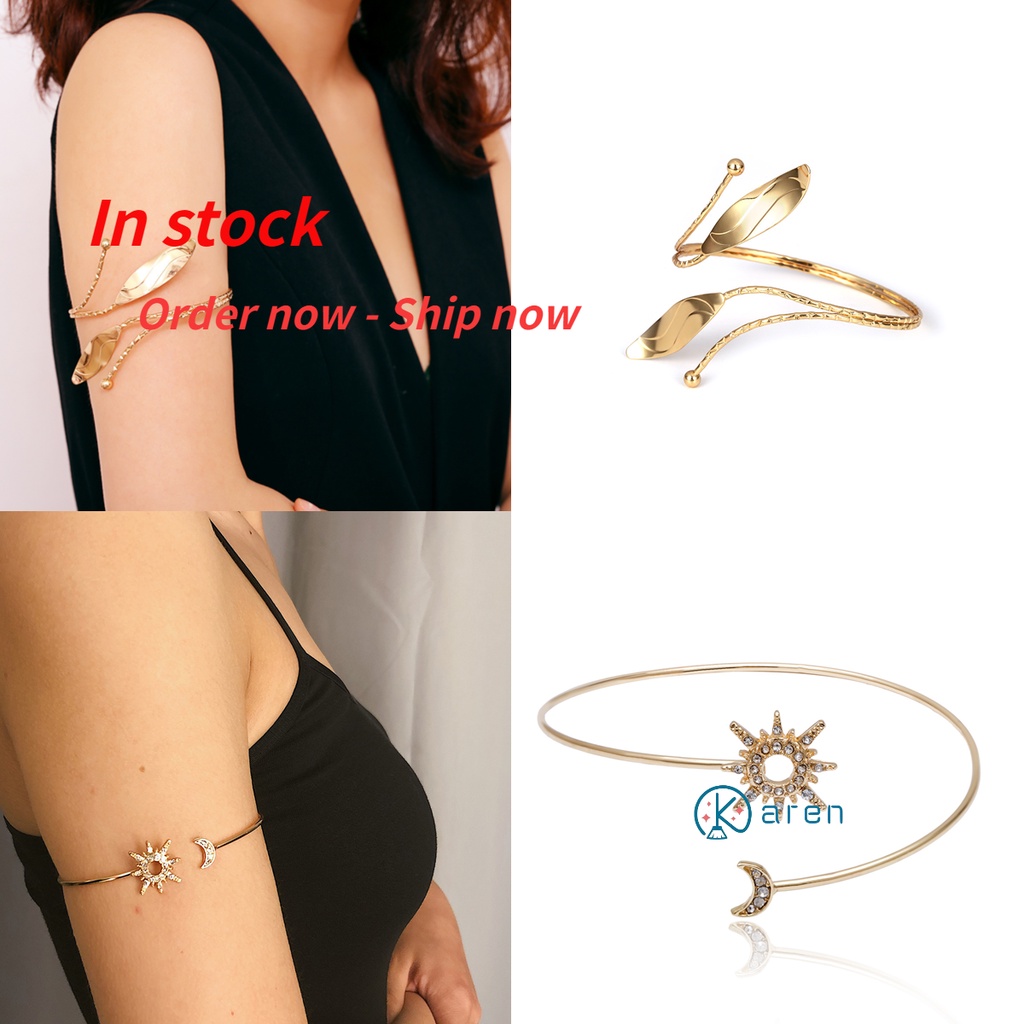 👗Karen💍 Vòng đeo cánh tay thiết kế mới phong cách Retro