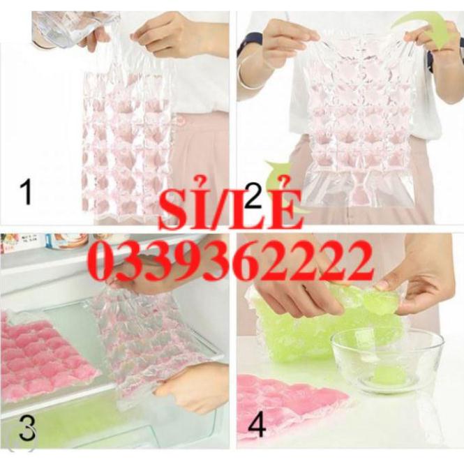 [ HAIANHSHOP ] [Set 10 Túi] Túi Nilong Làm Kem/ Đá Viên/ Sữa Chua Tiện Lợi Thông Minh  Duashop &gt;