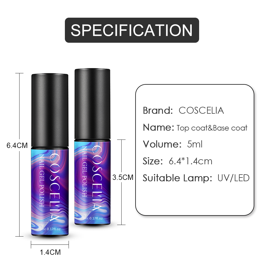 [Hàng mới về] Sơn Móng Tay Gel Trong Suốt 5ml