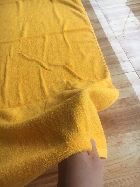 (330gr) cam Khăn tắm xuất Nhật 70x140 330 gr màu cam sale sốc