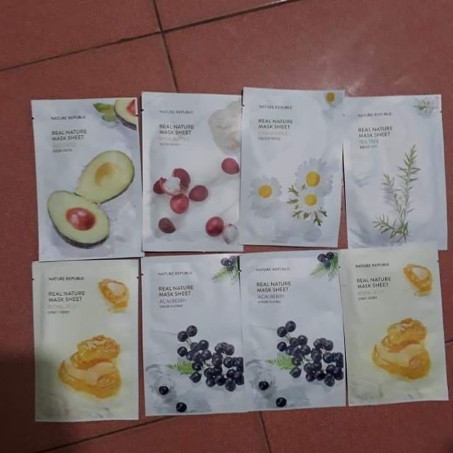 Combo 8 Mặt nạ mask nature republic