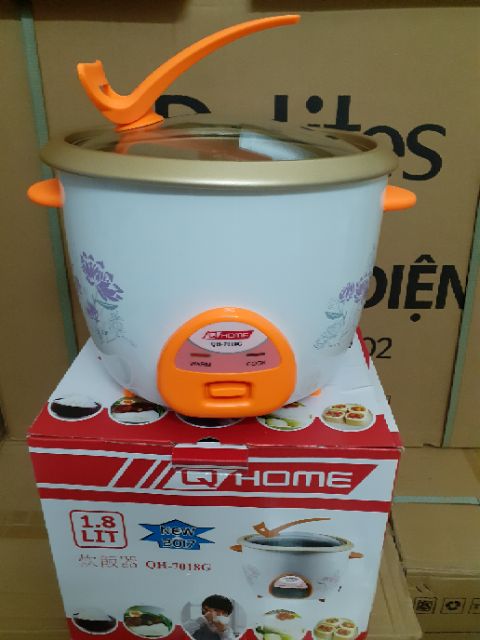 Nồi cơm điện Q Home chống dính 1L8