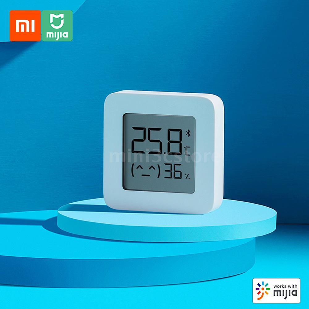 Bộ 1/3 Thiết Bị Đo Độ Ẩm Và Nhiệt Độ Không Dây Kỹ Thuật Số Thông Minh Xiaomi BT Thermometer 2 Với App Mijia