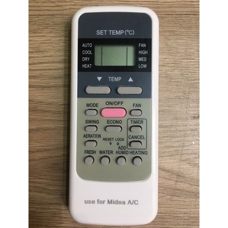 Remote máy lạnh Midea - Điều khiển điều hoà Midea