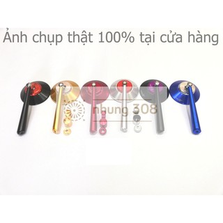 Kính Chiếu Hậu Xe Máy Gương Xe Máy Rizoma Tròn 1 Cái Thời Trang cho Wave, Sh, AB, Ex, Vision, SHmode, honda winner...
