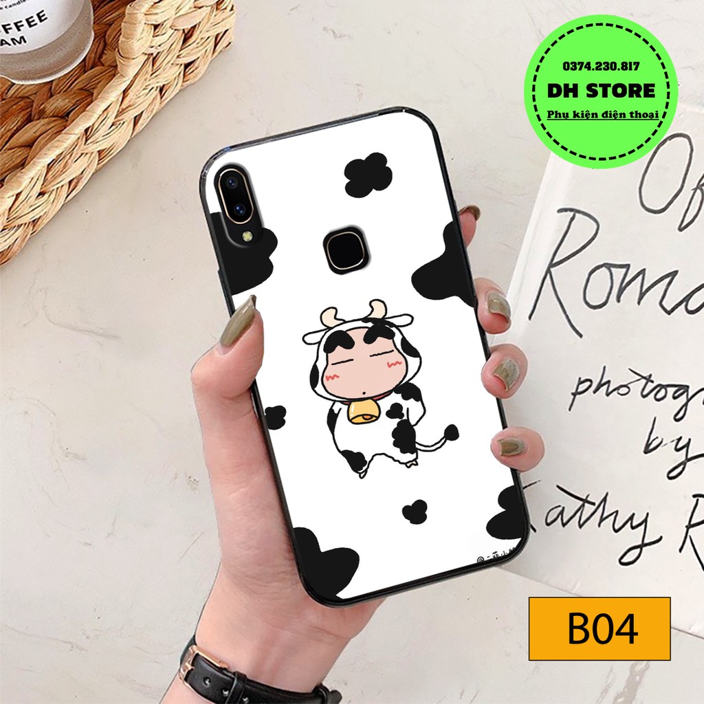 Ốp lưng điện thoại Vivo V9 - V9 Youth - V11 - V11i - Y85 - Y11 in hình bò sữa đáng yêu, ngộ nghĩnh, cute.