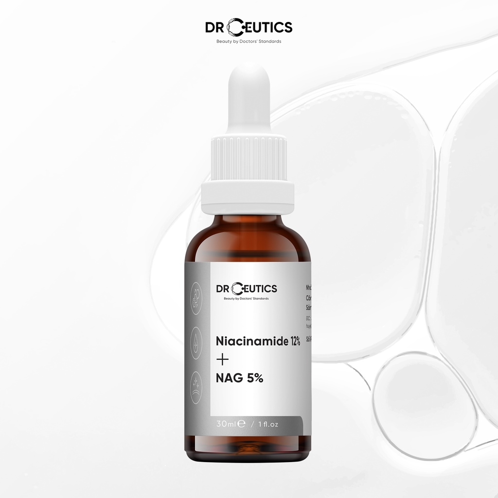 Serum Niacinamide 12% DrCeutics Giảm Thâm Sáng Da Kiềm Dầu 30ml