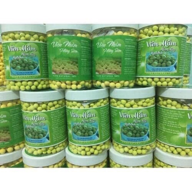 Viên mầm matcha hồng sâm