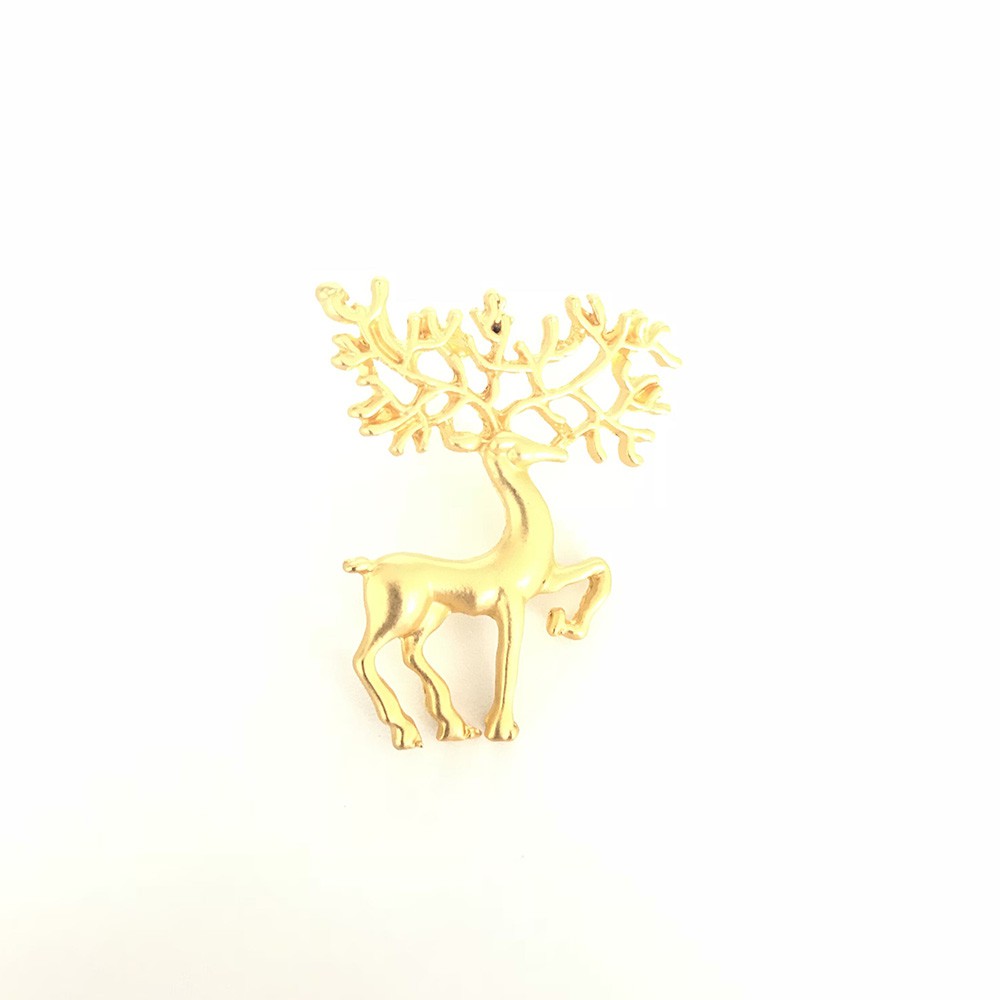 Trâm cài áo kim loại hình chú nai thời trang cho nữ