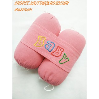 bộ gối chặn baby đỗ