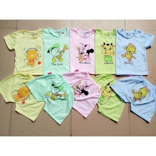 Set 5 bộ Carter cộc tay ngẫu nhiên hình cho bé