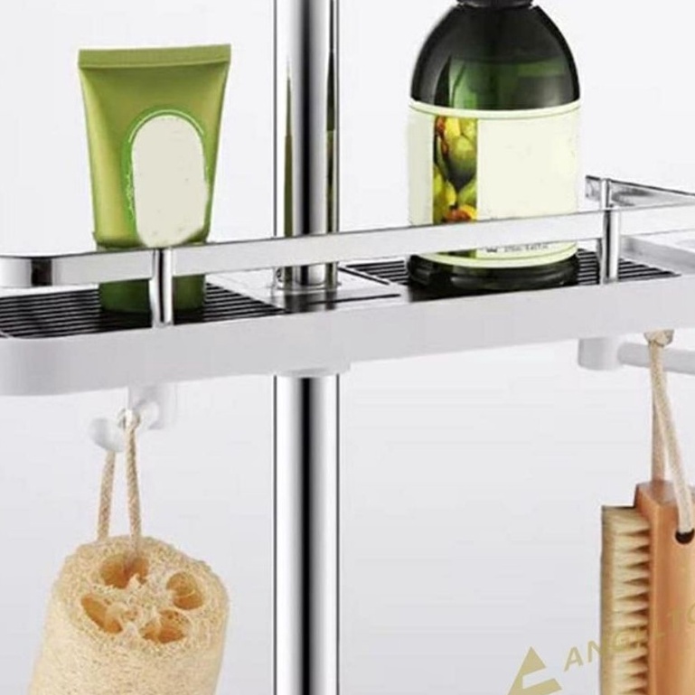 Kệ ĐỂ Đồ Nhà Tắm Thông Minh, Giá đựng dầu gội gắn vòi hoa sen phòng tắm đa năng có thể điều chỉnh lên xuống Tiện Lợi