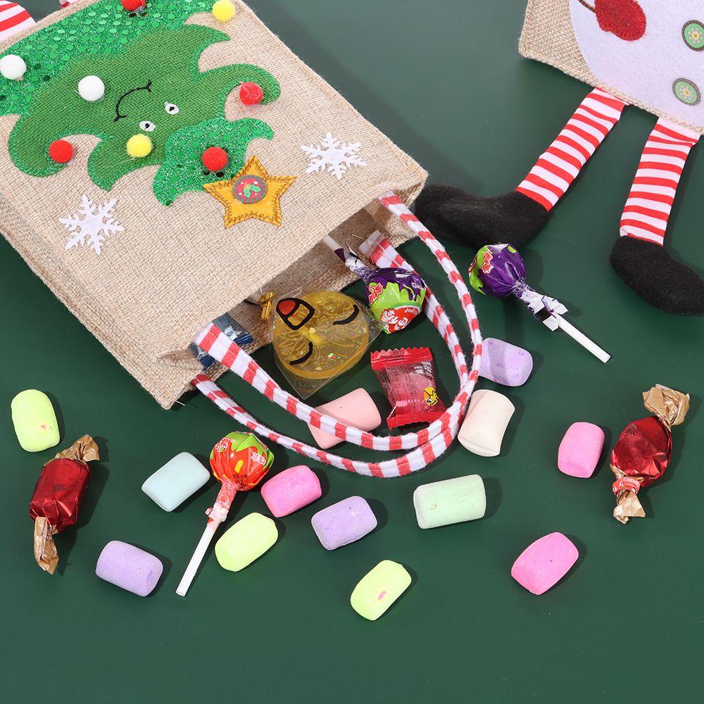 Túi Đựng Bánh Kẹo Giáng Sinh Tinh Tế Hình Tuần Lộc Người Tuyết Tuần Lộc Lộ