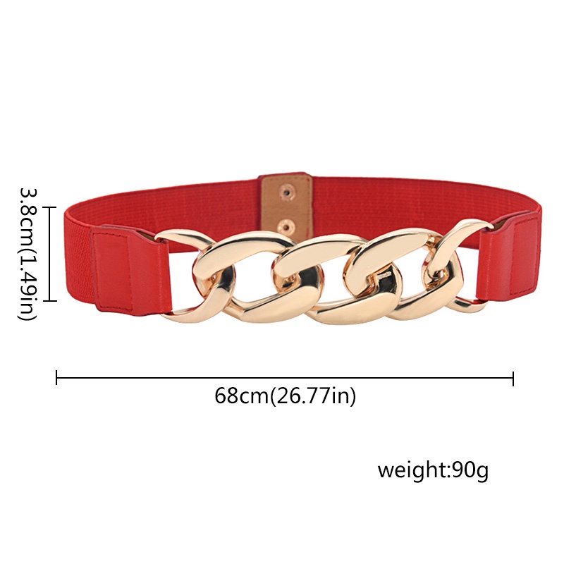 Thắt Lưng Nữ Bản Rộng Co Giãn Màu Sắc Sặc Sỡ