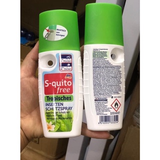Chai xịt chống muỗi Squito Đức