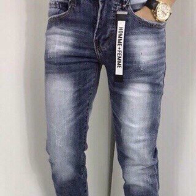 Quần jeans wax dài thời trang nam