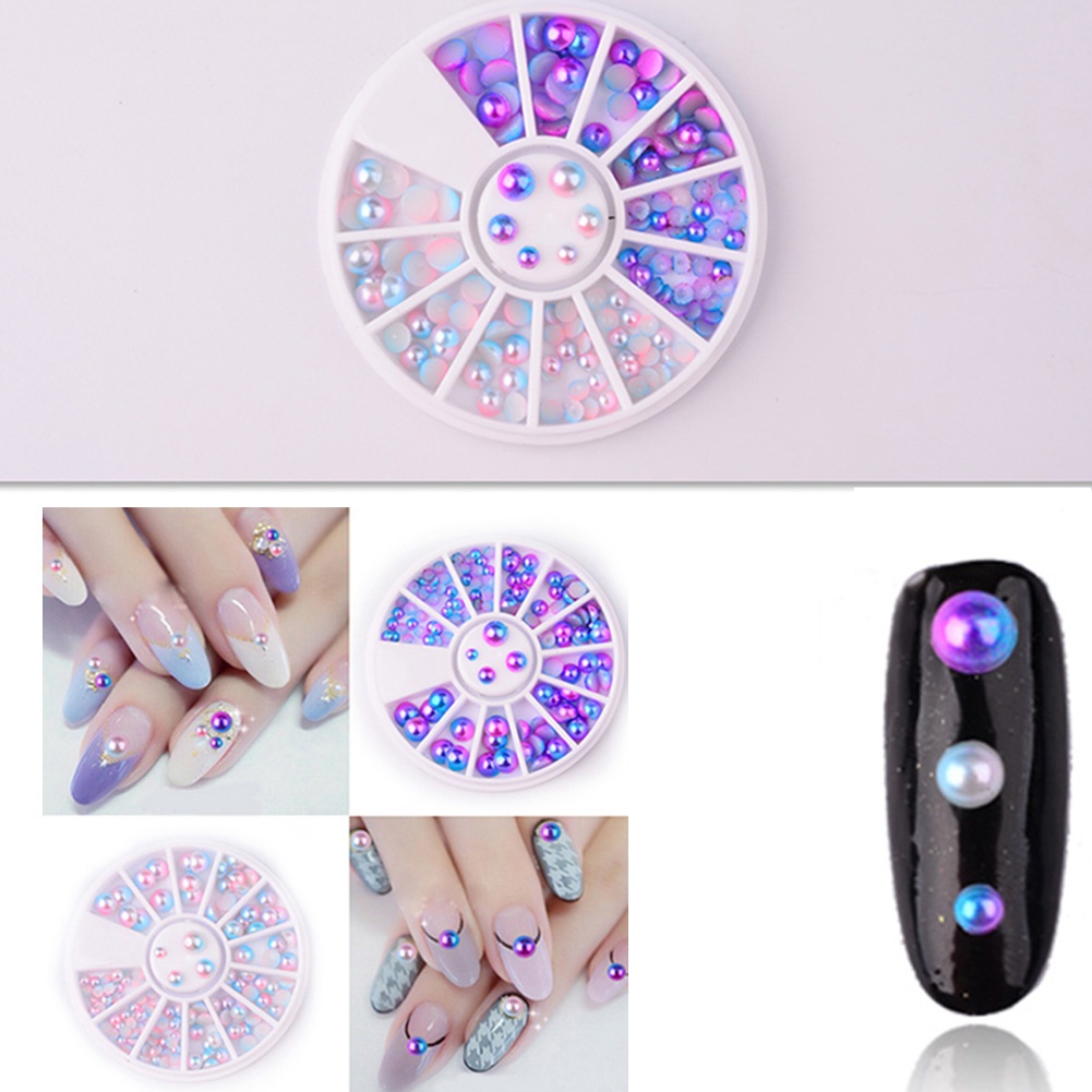 Hạt Ngọc Trai Giả 3D Dùng Trang Trí Móng Tay Nghệ Thuật