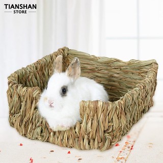 Ổ nằm đan bằng cỏ cho chuột hamster/thỏ tiện dụng