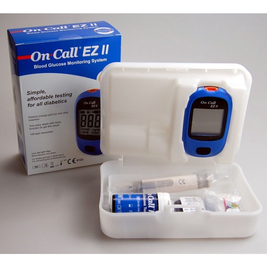 Máy Đo Đường Huyết Acon On-Call Ez II + Tặng 25 que thử và 25 kim chích máu