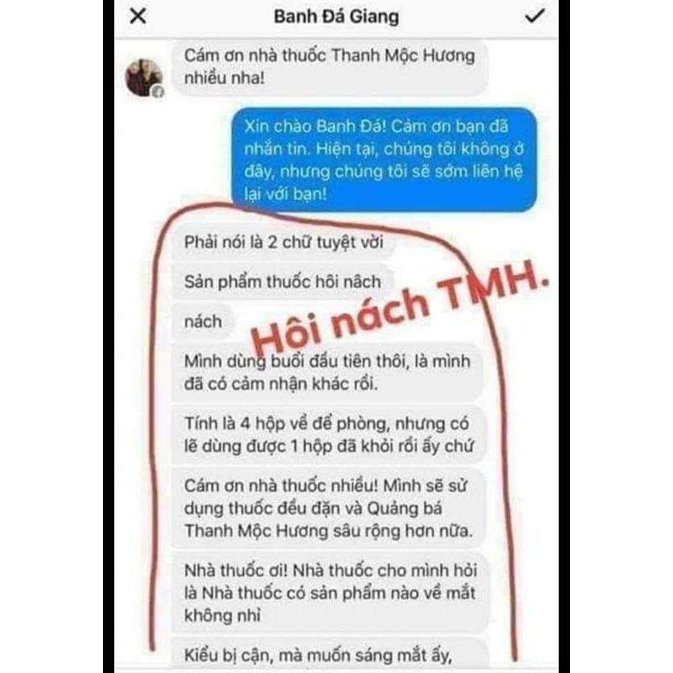 Thảo mộc hôi nách - hôi chân Thanh Mộc Hương [ Hàng công ty 100% ] | BigBuy360 - bigbuy360.vn