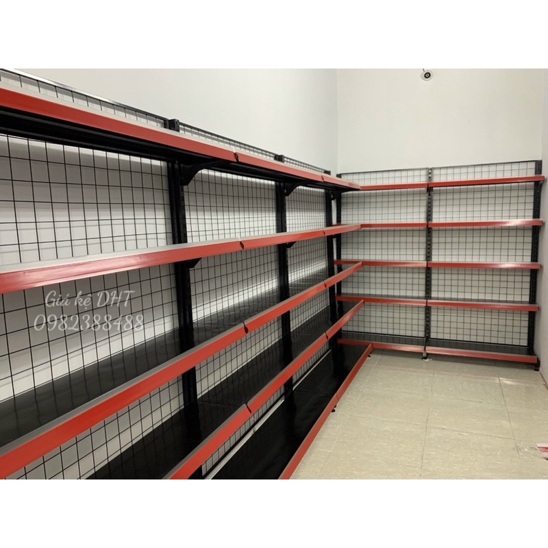 Kệ để hàng siêu thị màu đen giá rẻ