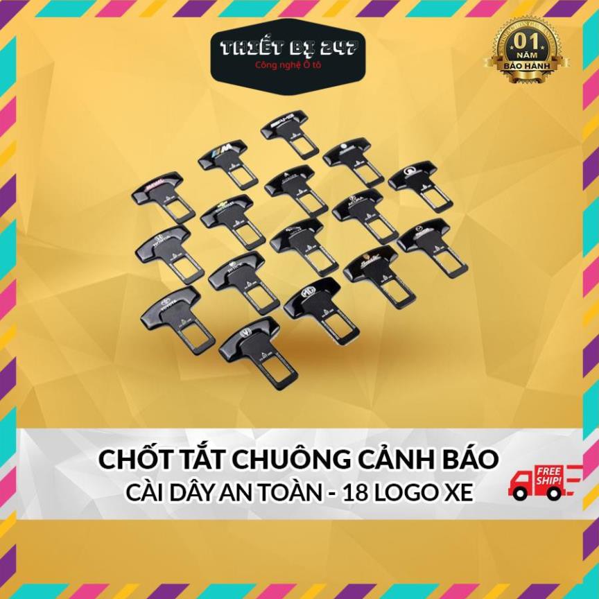 ️⚡SIÊU RẺ️⚡Chốt Cài Dây An Toàn Theo Hãng Xe Ver 2020 - Tắt Cảnh Báo