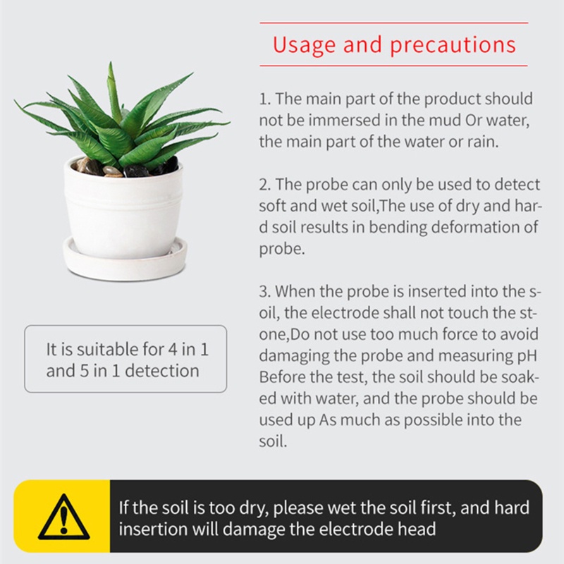 Bộ Dụng Cụ Kiểm Tra Đất Sét 4 Trong 1 Tiện Dụng