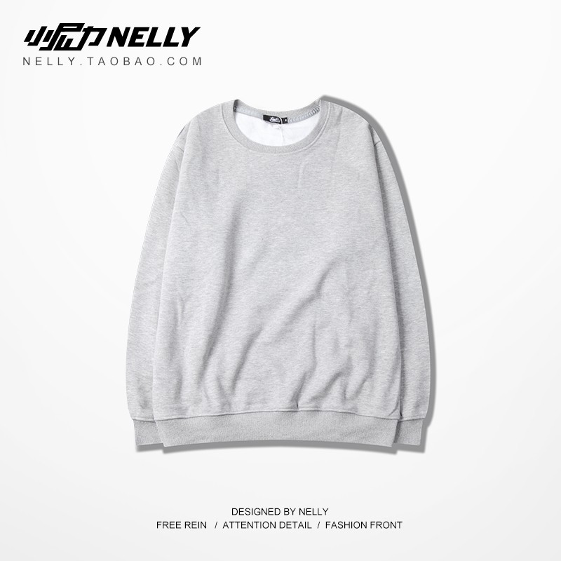 [Mã WASTMAY giảm 15% tối đa 30K đơn 150K] [NY1339] Áo nỉ dài tay cổ tròn Trơn (NELLY) | BigBuy360 - bigbuy360.vn