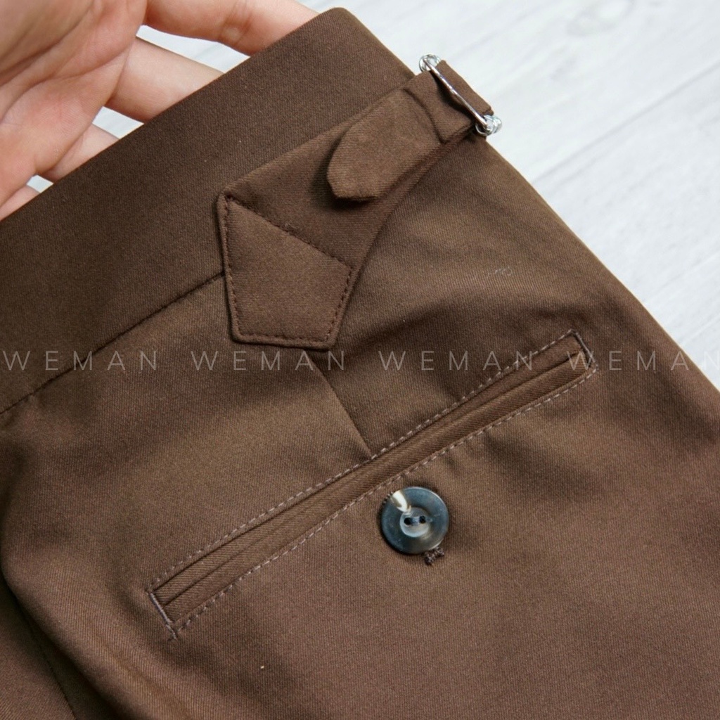 Quần Âu Nam, Quần Âu Nam Sidetab Cạp Trung, Thiết Kế Sang Trọng, Chất Liêu Cao Cấp Dáng Slim Fit WEMAN-CT02