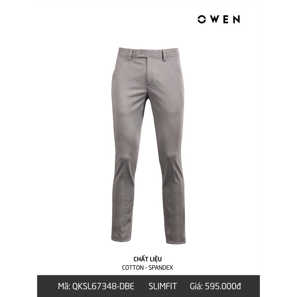 NEW Sales khủng . Quần kaki Owen - Quần kaki nam QKSL67348 Cực Đẹp .1 . Đẹp . > Đẹp :
