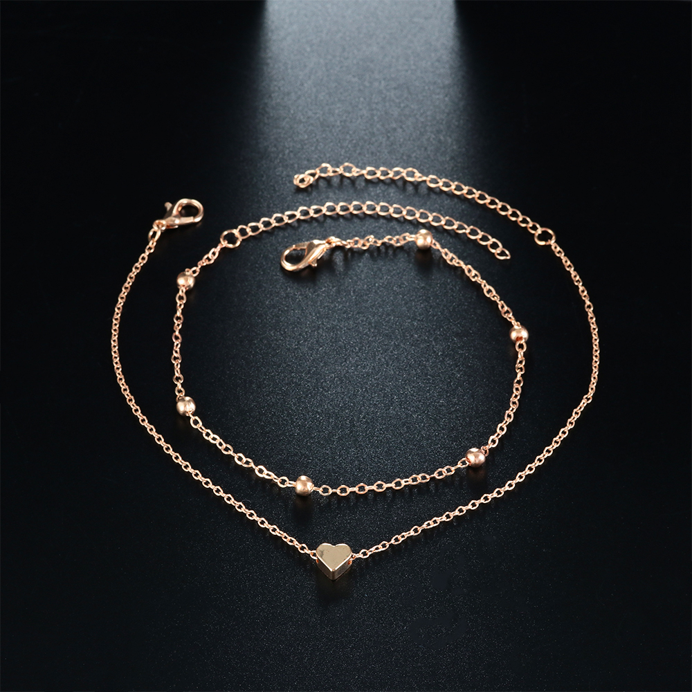Lắc Chân Xỏ Hạt Phong Cách Boho Mihan1