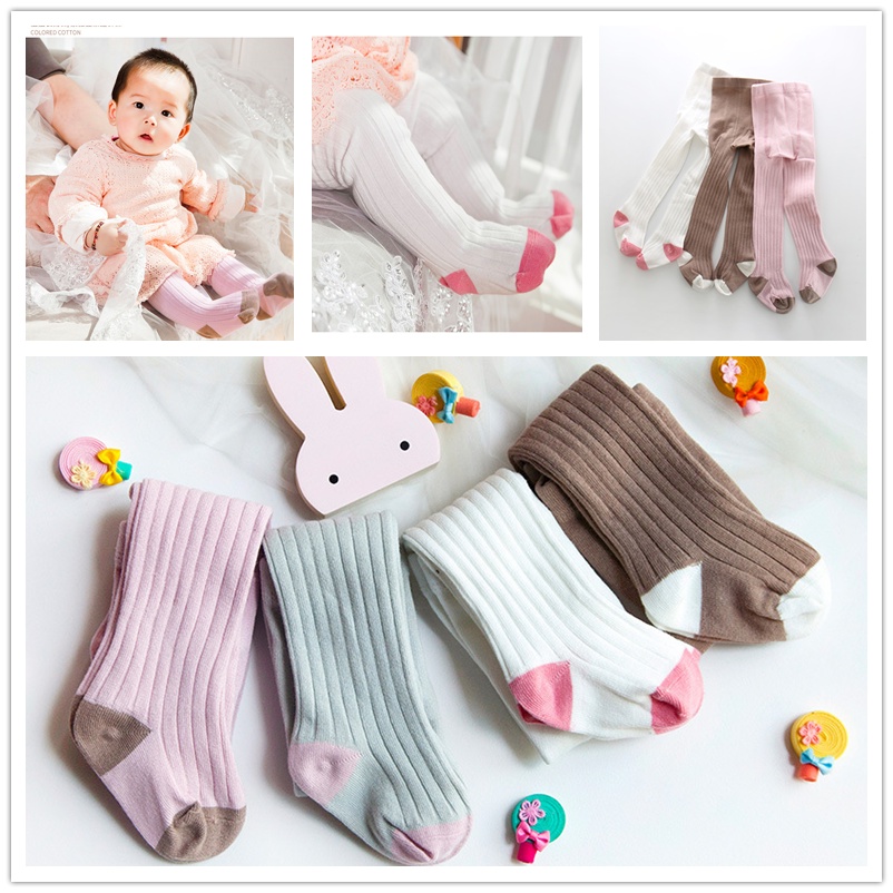 Quần tất chất liệu cotton thời trang cho bé