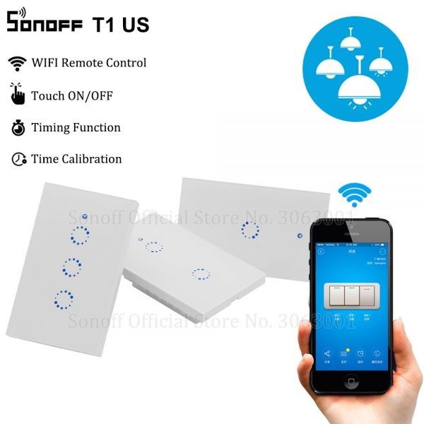 Công tắc đèn cảm ứng thông minh SONOFF Touch US