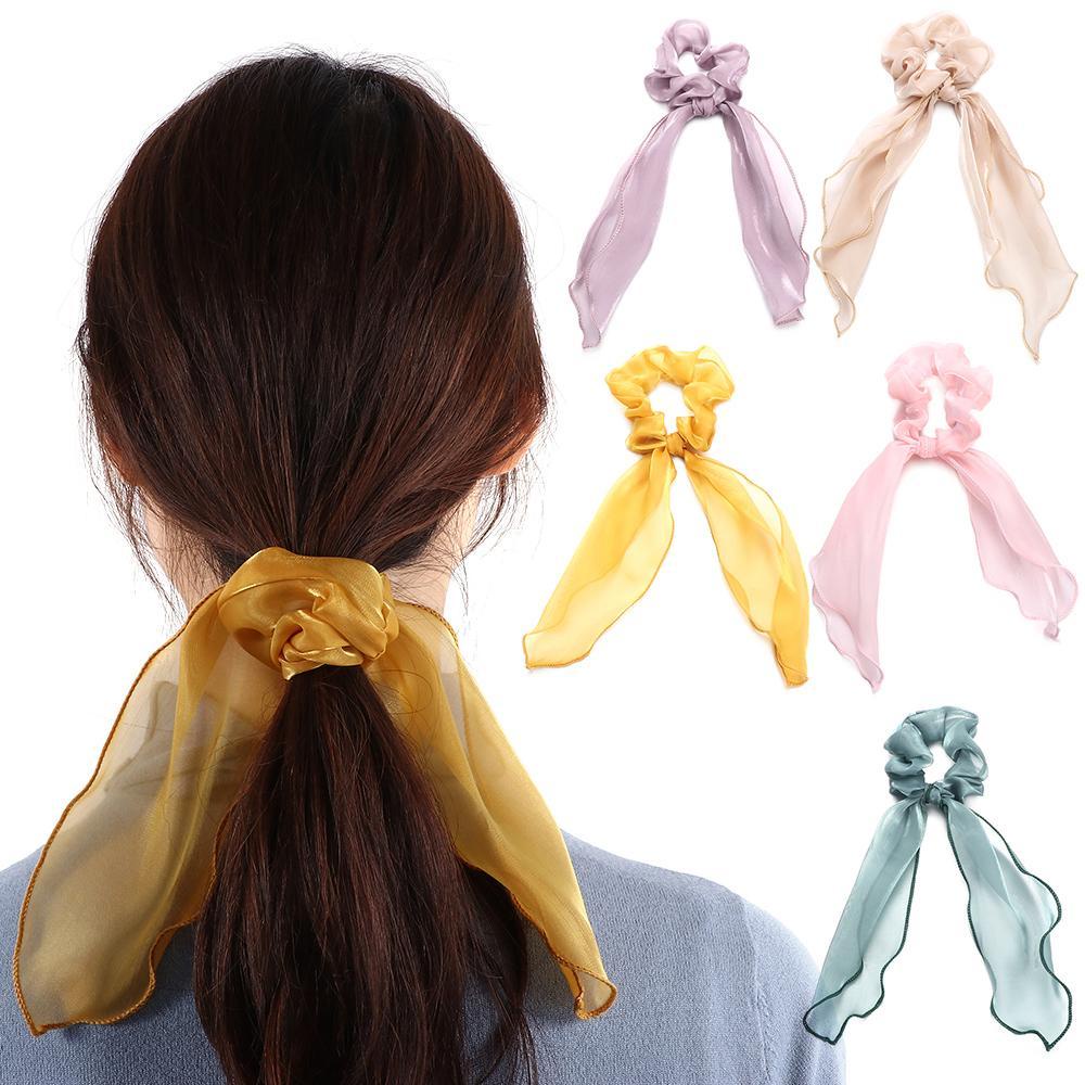 Dây Buộc Tóc Đuôi Ngựa Co Giãn Thời Trang Cho Nữ