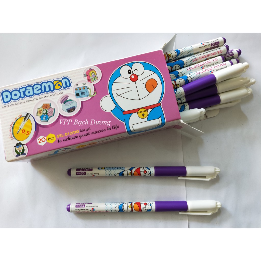 Bút tím Doraemon Thiên Longg - cây- Gel 012