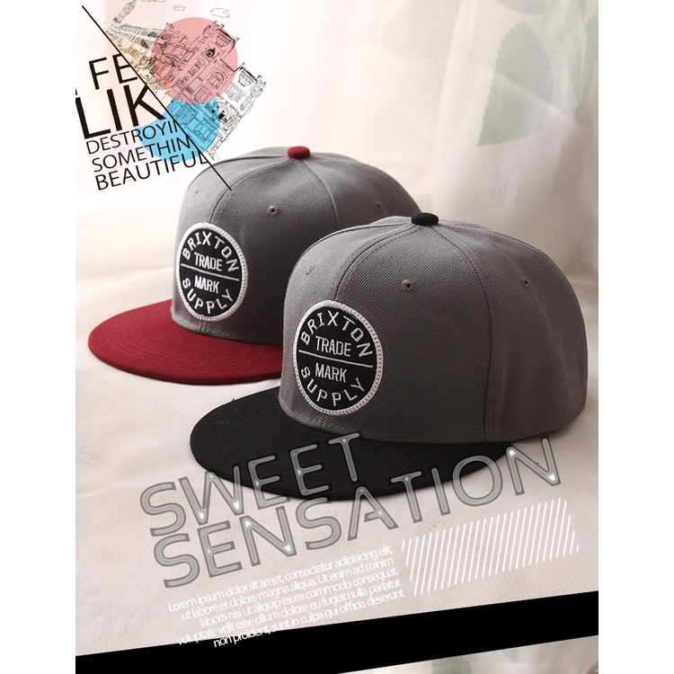 Nón Lưỡi Trai Phong Cách Hip Hop Hàn Quốc Thời Trang Cho Nam/ Nữ