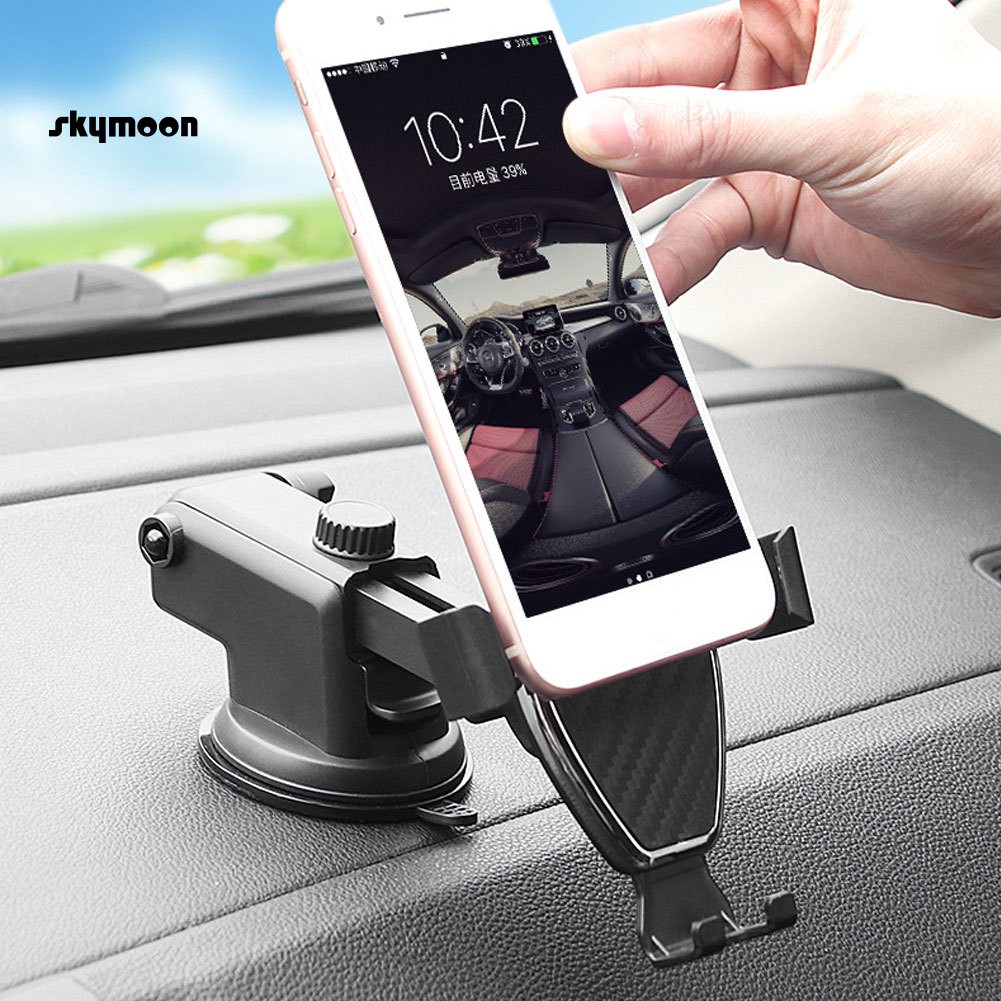 Giá đỡ điện thoại dán kính chắn gió thiết kế tiện lợi cho xe hơi thông dụng | BigBuy360 - bigbuy360.vn