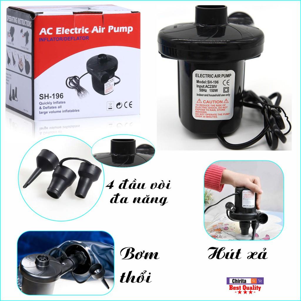Bơm máy , Bơm Điện 2 Chiều Cho Ghế Hơi, Bể Phao Bơi Lực HÚT và thổi rất mạnh An toàn khi sử dụng