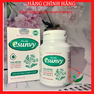 Viên ngừa mụn ,giảm bã nhờn,mờ thâm nám ,thanh nhiệt giải độc Esunvy dành cho da mụn đầu đen,đầu trắng,mụn mủ,mụ viêm