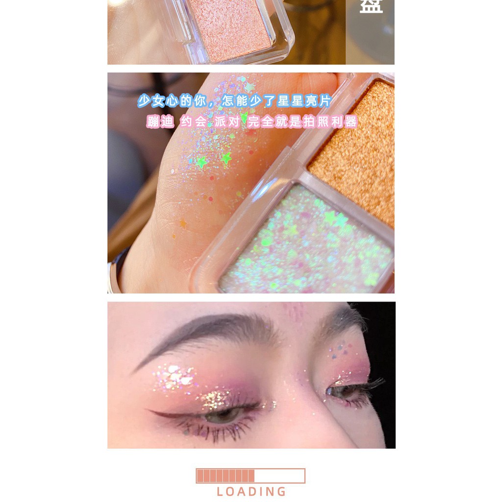 Bảng mắt 3  ô nhũ lấp lánh ngọt ngào | BigBuy360 - bigbuy360.vn