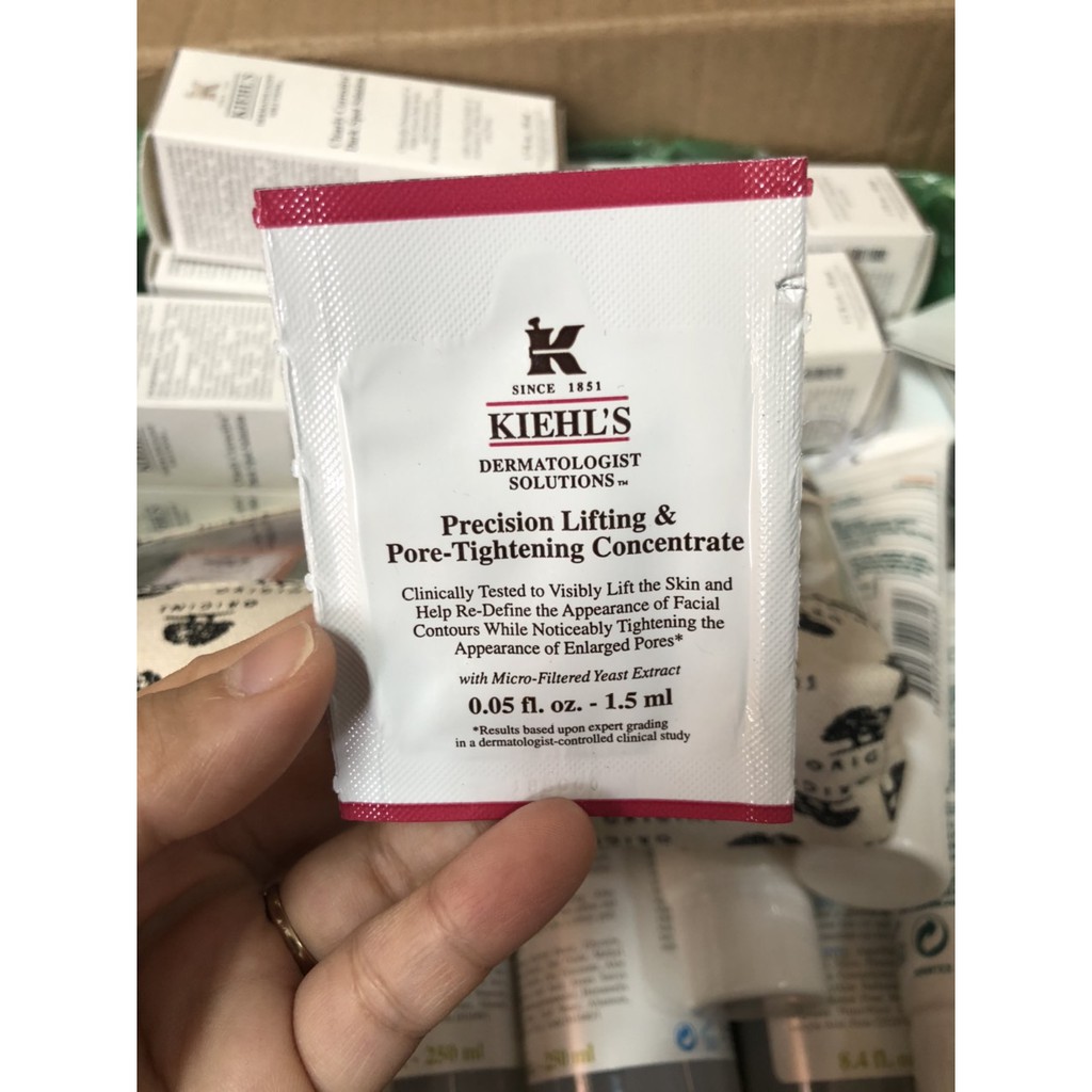 [AUTH 1000%] Kiehl's / Kiehls Sample Kem mặt nạ serum Kiehl mẫu thử Gift hãng