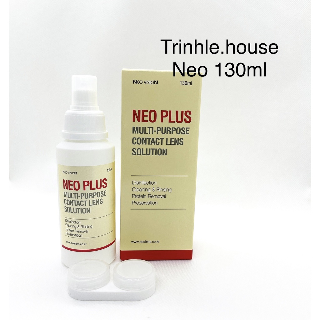 Kính áp tròng 3 tháng Neo Vision Eyepia 55UV - lens không màu Hàn Quốc cận từ -1.00 độ đến -10 độ- 1 chiếc